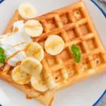 Hafer-Bananen-Waffeln